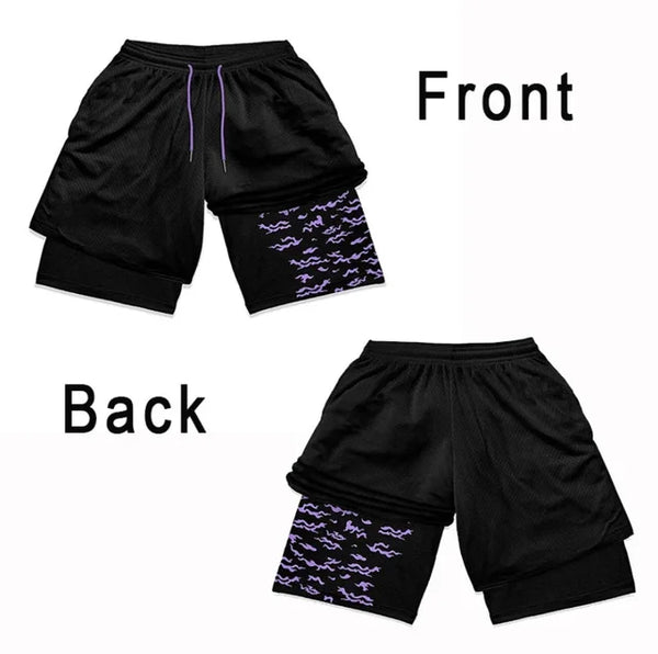 Black gym shorts anime