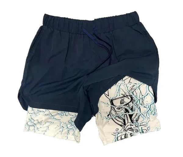 anime gym shorts mens